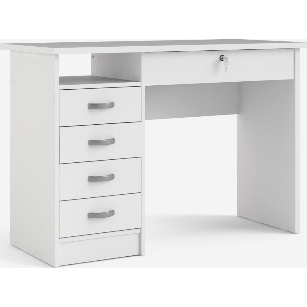 Funktion Plus skrivebord med 4 x 48,5 cm - Hvid - 2895 DKK -