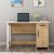 Naturligt skrivebord 120 x 60 cm - Hvid/eg
