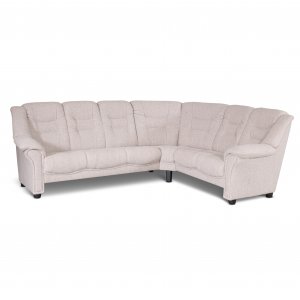 Plaza 5-personers hjrnesofa i beige stof