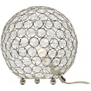 Bling bordlampe - Krom/klar