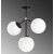 Damar loftslampe 6336 - Sort/hvid