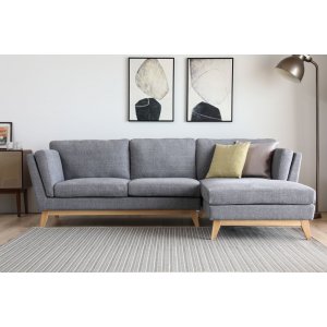 Hyggelig divan sofa - Grå + Pletfjerner til møbler