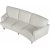 Howard Watford Deluxe 4-personers buet sofa - Beige boucl