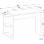 Marlinda skrivebord 104,5x40 cm - Hvid