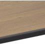 Seaford stigehylde 77x138 cm - Eg/sort