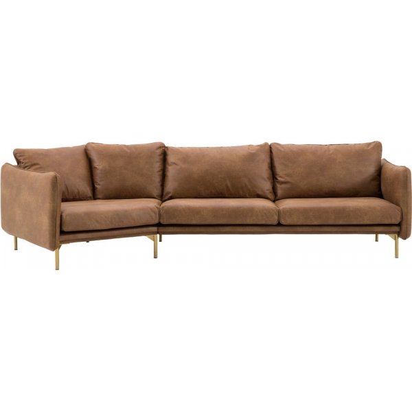 Blank buet 4-personers sofa - Valgfri farve!
