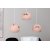 Nordans loftslampe 3 - Pink