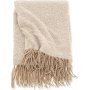Lyng plaid 130x170 cm - Beige/hvid