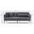 Revos 3-personers sofa - antracit