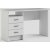 Funktion Plus skrivebord 120,1 x 48,1 x 72,6 cm - Hvid