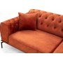 Siesta Capitone 3-personers sofa - Orange
