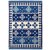 Kilim tæppe Idaho - Blå - 170x240 cm