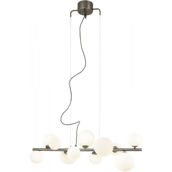 Molekyl loftslampe - Blik/hvid