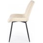 Tret spisestol - cremefarvet vintage (PU)