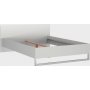 Style sengeramme 140 x 200 cm - Hvid