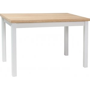 Adam spisebord 100 cm - Eg/hvid