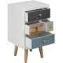 Thais sengebord - Hvid / multi