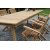 Salt udendrs spisebordsst spisebord 240x100 cm med 6 stole - Teak + Mbelplejest til tekstiler