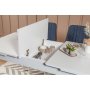 Vina 1048 spisegruppe - Hvid/mrkebl