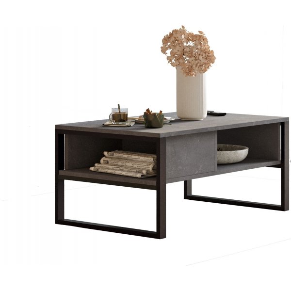 Metal sofabord 100 x 59,7 cm - Slv