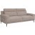 Amsterdam beige 3-personers sofa med hj ryg