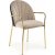 Cadeira spisestuestol 500 - Beige/sort