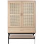 Raffels lave vitrine - Hvidpigmenteret egefiner