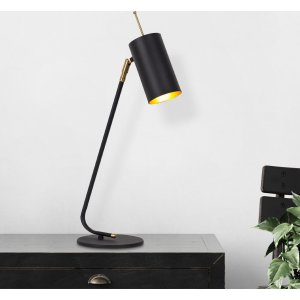 Sivani bordlampe 3 - Sort/guld