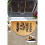 Diza drmtte Beige/sort - 40 x 75 cm