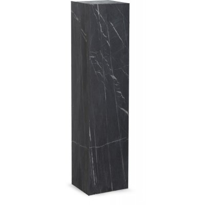 Sten piedestal 90 cm - Sort marmor (laminat)