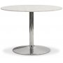 Plaza spisegruppe, marmorbord med 4 stk. Plaza fljlsstole - Gr/Hvid/Krom + Pletfjerner til mbler