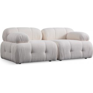 Petite 2-personers sofa - Hvid