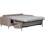 Sovesofa, front, beige - Hoven