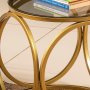Mimo sidebord 40 x 40,4 cm - Guld
