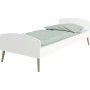 Softline seng 90 x 200 cm - Hvid