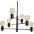 Hexa loftslampe 6936 - Sort