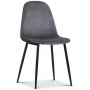 Rosvik spisegruppe, spisebord med 4 stk Carisma fljlstole - gr / sort