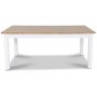 Skagen spisebord 180 cm - Hvid/Egebejdse