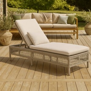 Solseng i naturlig rattan - Justerbar - Harpan Solseng i naturlig rattan - Justerbar - Harpan