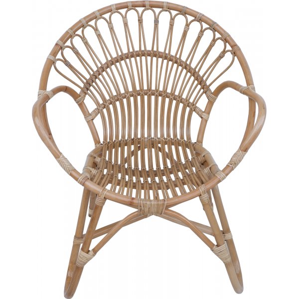 Famke Lnestol - Naturfarvet rattan