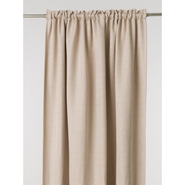 Gry gardinlngde 2-pak 135 x 240 cm - Pulvermrklgning