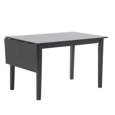 Sander bord med klap - Sort 120/155 cm