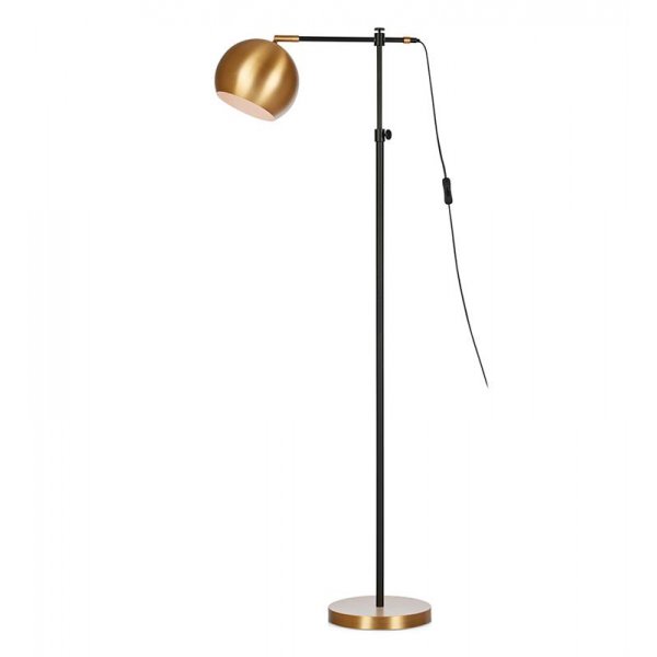 Chester Gulvlampe - Sort/Bronze