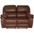 Riverdale 2-personers recliner-sofa - Mocca (Microfiber) + Pletfjerner til mbler