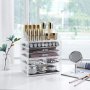 Ronya make-up skuffe 30,5 cm - Gennemsigtig