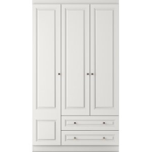 Inci garderobe 105 x 50 x 182 cm - Hvid