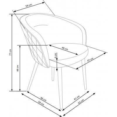 Cadeira lnestol 430 - Gul