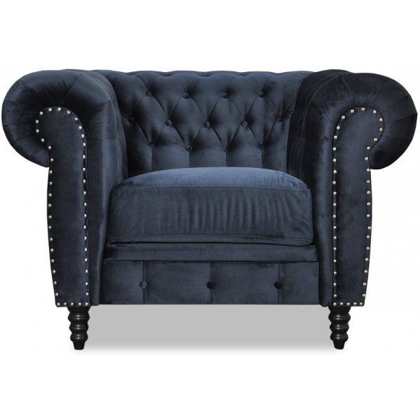 Ashford chesterfield lnestol - Mrkebl fljl