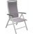 Ebbarp stillingsstol hvid aluminium - Gr/Hvid + Mbelplejest til tekstiler
