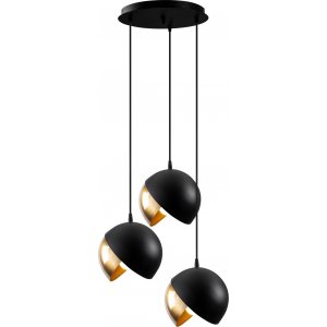 Berkeley loftslampe 252-S2 - Sort/guld